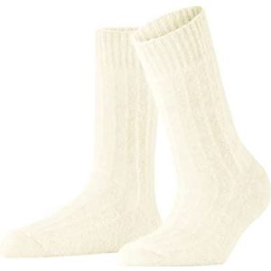ESPRIT Dames Sokken Shaded Boot W SO Wol Gedessineerd 1 Paar, Wit (Off-White 2010), 36-41