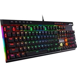 Redragon K580 VATA - Mechanisch Gaming Toetsenbord - RGB LED Backlit - Bruine Schakelaars - 104 Toetsen - Anti-Ghosting