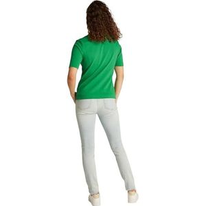 TOMMY HILFIGER Dames 1985 REG PIQUE POLO SS WW0WW43224, Groen, XS, Groen (Radiant Green), XS