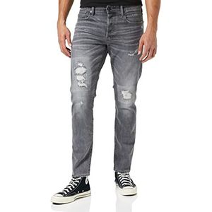 G-Star Raw heren Jeans 3301 Regular Tapered Jeans, Grau (Faded Gravel Grey Restored C293-c287), 28W / 32L