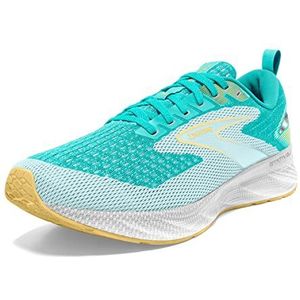 Brooks Levitate 6, damessneakers, Aruba Blauw Geel, 40 EU