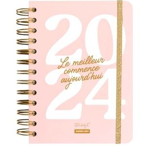 Mr.Wonderful - Wonder agenda klein formaat 2024 - de beste start vandaag 22,1 x 2,1 x 15,6