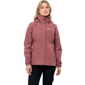 Jack Wolfskin Jas voor dames, Rode Oker, XS