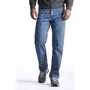 Lee Regular Fit Straight Leg Jeans voor heren, Light Stone, 32W x 28L