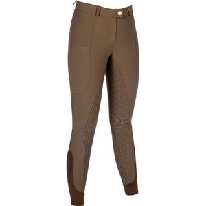 HKM Amalfi siliconen volledige zitting Rijbroek voor dames Taupe 34