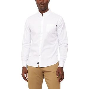 Dockers Stretch Oxford Shirt Shirts Men's Paper White XS, Paper White, XS