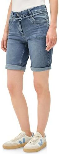 Cecil - Jogg Shorts - Blauw - Denimlook