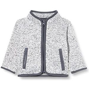 Playshoes Gebreide fleecejas van polyester, fleece, uniseks, kinderen, Grau, 74