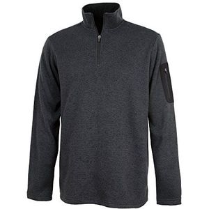 Charles River Apparel mens Heathered Fleece Pullover Sweatshirt, Charcoal Heather, Medium US