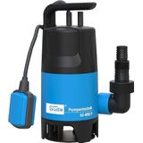 Güde 94630 - GS4002P - Dompelpomp voor afvalwater - Met vlotterschakelaar - 400 W - 7500 l/h Maximale opvoerhoogte 5 m [Energieklasse A], blauw/zwart