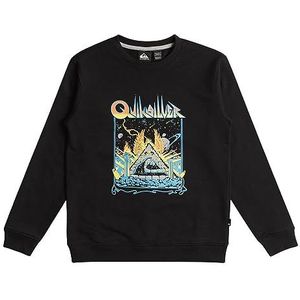 Quiksilver Sweatshirt met capuchon voor jongens, Graphic Crew (pak van 1)
