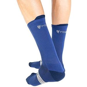 PISSEI TEMPOSOCK28 sokken voor volwassenen, blauw, normale uniseks standaardmaat, Rosa Roja, S
