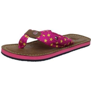 Tommy Hilfiger Kids Flipper 1B Flip en String Sandaal, Neon Roze, 29 EU