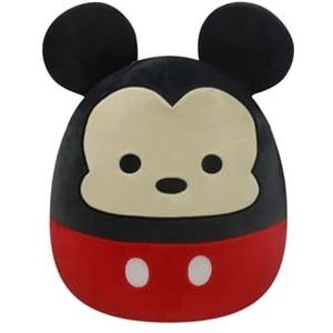 Squishmallows SQK0300 - Mickey Mouse 35 cm, officiële knuffel van Kelly Toys, superzachte knuffel