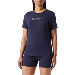 Calvin Klein T-shirt voor dames, Blauw, XS