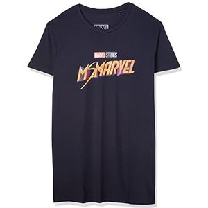 Marvel UXMISSMTS010 T-shirt, Navy, XXL, heren, Marine, XXL