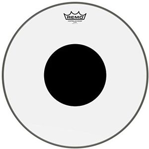 Remo Controlled Sound Clear Black DotTM Drumfell Controlled Sound Clear, zwarte stippen, Tom 16"" transparant