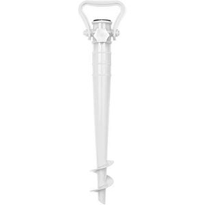 Sekey Strandparaplu zandanker, paraplu grondpen, parasolhouder voor paal van 19-32 mm, wit