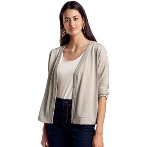 STREET ONE Gebreide jas, Smooth Sand Beige, 36