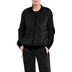 Replay Sweatjack voor dames, 020 Blackboard/Zwart, S