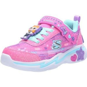 Skechers - Snuggle Sneaks - Sneakers - Zwart - Imitatieleer, Mesh