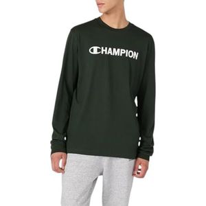 Champion Legacy Heren, Graphic T-shirt met lange mouwen, XXL, groen, Groen, XXL