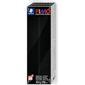 Staedtler FIMO professional ovenhardende boetseerklei (groot blok 454 g (1 lb)) Kleur: zwart