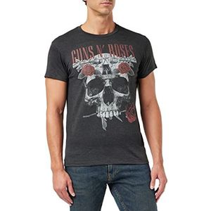 cotton division T-shirt voor heren, antraciet gemêleerd., XL