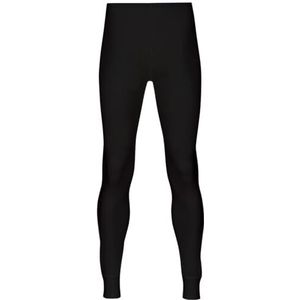 Trigema Lange ski-/sportbroek voor heren, van merinowol, zwart, S