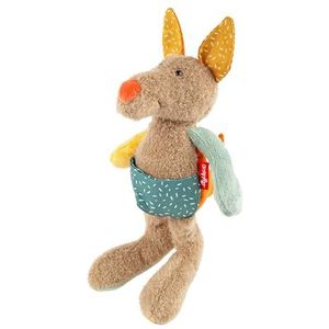 sigikid 43231 patchwork knuffeldier, meerkleurig/kangoeroe