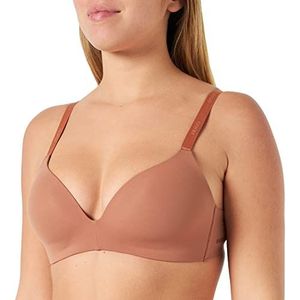 HUGO Dames LAS.Cut Wireless_Bra, Medium Beige260, 80C