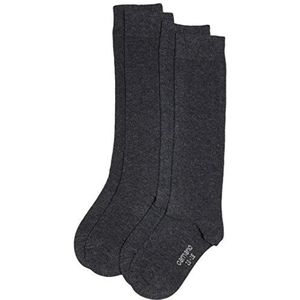 Camano Meisjeskniekousen 3902, grijs (antraciet 8), 31-34