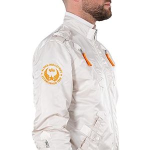 Alpha Industries Falcon II bomberjack voor heren Jet Stream White