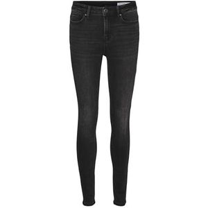 VERO MODA dames jeans broek, zwart denim, (M) W x 32L