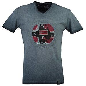 Geographical Norway - Heren T-shirt, Marineblauw, L