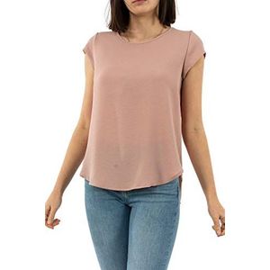 ONLY T-shirt voor dames Onlvic S/S Solid Top Noos Wvn, roze (Pale Mauve), 38
