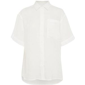 Part Two GarinePW T-shirt voor dames, regular fit 1/2 mouwen, Helder Wit, 40