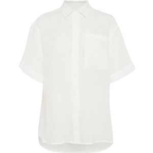 Part Two GarinePW T-shirt voor dames, regular fit 1/2 mouwen, Helder Wit, 40