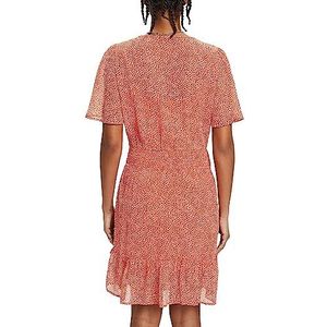 ESPRIT dames 023ee1e306 jurk, 638/oranje rood 4, 32