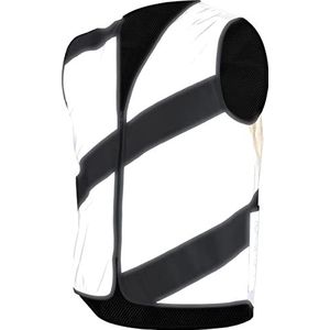 Wowow Roadie FR Reflective veiligheidsvest voor volwassenen, uniseks, reflecterend, grijs, L