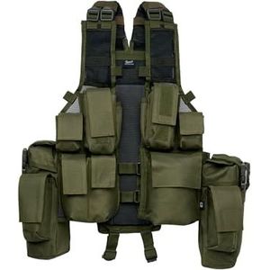Brandit Heren Tactical Vest, Oliv, OS