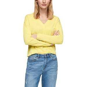 s.Oliver T-shirt voor dames, Lime Yellow, 42