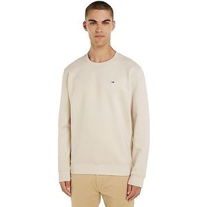 Tommy Jeans TJM Regular Sweatshirt voor heren zonder capuchon, Krantenpapier, S