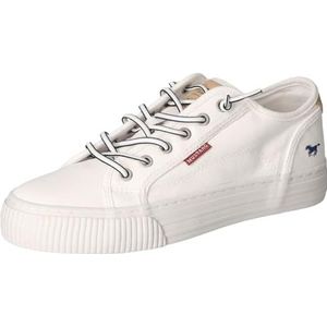 MUSTANG 1420-304 Sneakers voor dames, wit, 40 EU, wit, 40 EU
