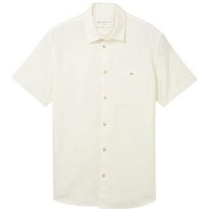 TOM TAILOR Denim heren overhemd, 10338 - Zacht Licht Beige, M