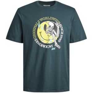 JACK&JONES JUNIOR Jorafterlife Tee Ss Crew Neck Sn Jnr Poloshirt voor jongens, Magical Forest, 128