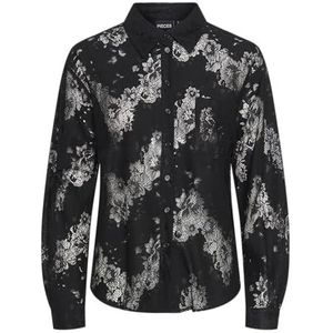 Pcnorinne Ls Shirt, zwart, M
