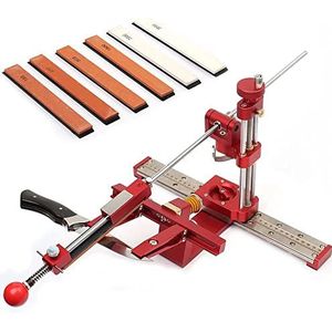 KETIPED Professional Knife Sharpener with 6 Whetstones,360° Flipping Angle Adjustable Design,Fixed-Angle High Precision Grinder Sharpening with Dual Clamps,072R