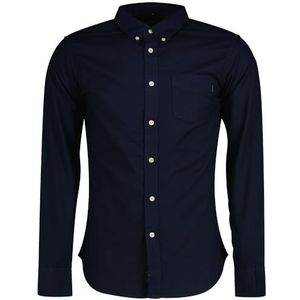 Dockers Stretch Oxford Shirt Shirts Men's Navy Blazer Dyed M, Navy Blazer Dyed, M