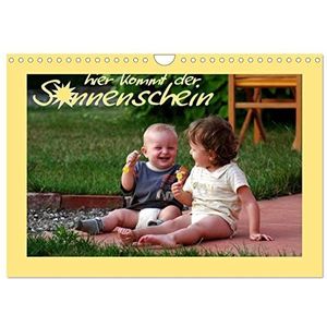 hier kommt der Sonnenschein (Wandkalender 2024 DIN A4 quer), CALVENDO Monatskalender: Kleinkinder und ihre Welt